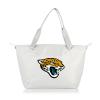 PICNIC TIME NFL Jacksonville Jaguars Tarana Cooler Tote Bag made with Recycled Materials, Soft Cooler Tote Bag, Upcycled Picnic Cooler, (Halo Gray) view 1