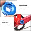 SKISUNO 2pcs Aluminum Alloy Crank Cover Screws for Mountain and Road Bikes Lightweight Fixing Bolts Anodized Surface Bike Accessories for Enhanced Performance view 3