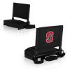 Picnic TIME NCAA Stanford Cardinal Gridiron Stadium Seat, Lightweight, Portable Folding Chair for Bleachers and Benches, (Black)