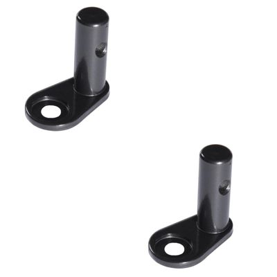 Amosfun 2pcs Bike Trailer Coupler Hitch Angled Attachment for Baby Trailer Steel Hitch for Easy Mounting
