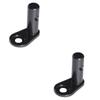 Amosfun 2pcs Bike Trailer Coupler Hitch Angled Attachment for Baby Trailer Steel Hitch for Easy Mounting view 1