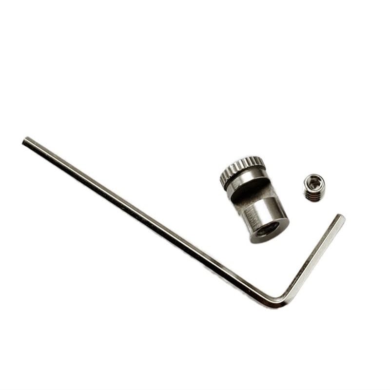 3-Piece Set Kwik Thumb Stud Fits for Buck 110, Stainless Steel Push Knife Nail with Allen Wrench and Screw (Size : A Golden)