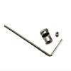 3-Piece Set Kwik Thumb Stud Fits for Buck 110, Stainless Steel Push Knife Nail with Allen Wrench and Screw (Size : A White) view 1