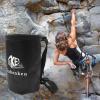 Kumprohu Rock Climbing Chalk Bag | Drawstring Rock Bucket Bag - High Capacity, Leakproof Magnesia Sack with Adjustable Carabiner, Rock Climbing Gear Equipment for Weight-Lifting view 3