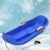 TUOYIBO Two-Handle Children's Sledges, Two-Person, Two-Seater Thickened Sledges, Sledges with Pull Ropes, Frost-Resistant and Wear-Resistant Sledges view 1