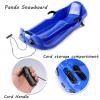 TUOYIBO Two-Handle Children's Sledges, Two-Person, Two-Seater Thickened Sledges, Sledges with Pull Ropes, Frost-Resistant and Wear-Resistant Sledges view 3