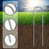16 in U Shaped Rebar Stakes, (8 Pack) U Shape Ground Stakes, Galvanized Rebar Stakes, for Christmas Decorations, Tents, Chain Link Fences, Camping, Trampolines, Irrigation Pipes and Gardens view 3