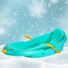Children's Snowboard Sled, Winter Sled, Thickened Wear-Resistant Sled, Plastic Sled, Adult Sled with Backrest view 1