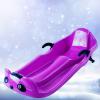 Double Thickened Sledge, Two Handles Children's Sledge, Sledge with Pull Rope, Frost-Resistant and Wear-Resistant Sledge view 1