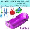 Double Thickened Sledge, Two Handles Children's Sledge, Sledge with Pull Rope, Frost-Resistant and Wear-Resistant Sledge view 2