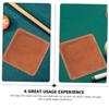 BESPORTBLE 2pcs Billiard Cue Stick Accessories Cleaning Towel Brush for Pool Cue Lint Rags for view 3