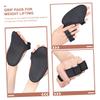 BESPORTBLE 1pair Breathable Weightlifting Non- Half Finger Gloves for Gym Training Outdoor Sports and Weight Lifting Comfortable Ventilated Design Black view 2