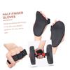 BESPORTBLE 1pair Breathable Weightlifting Non- Half Finger Gloves for Gym Training Outdoor Sports and Weight Lifting Comfortable Ventilated Design Black view 3