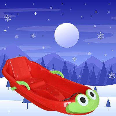 Winter Snow Sleds, Children's Snowboard Sledge, Two-Person, Two-Seater Thickened Sledges, Frost-Resistant and Wear-Resistant Sledges