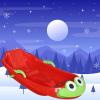 Winter Snow Sleds, Children's Snowboard Sledge, Two-Person, Two-Seater Thickened Sledges, Frost-Resistant and Wear-Resistant Sledges view 1