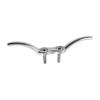 TTZEZE 316 Stainless Steel Rope Cleat Hooks, Marine Hardware Boat Cleat Hooks,4PCS Flagpole Cleat Hook,Silver Deck Dock Cleat Hooks,2-1/2''Blinds Cord Cleat Baby Safety Rope Cleats (4inch - 4PCS) view 3
