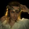 MOSTORY Gold Raven Elf Crown - Handmade Fairy Feather Headpiece Floral Gothic Circlet Elven Tiara with Raven Skull for Women s Witch Carnival Renaissance Cosplay view 2