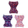 ALVABABY 3pcs Large Baby Swim Diapers with 1pcs Wet Bag Reuseable Washable & Adjustable for Swimming Lesson & Baby Boy and Girl 3ZYKL02 view 2