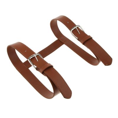 Amosfun Travel Blanket Carrier Strap Adjustable Leather Carry Strap for Wool Blankets Travel Rug Outdoor Camping Picnic Necessary