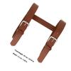 Amosfun Travel Blanket Carrier Strap Adjustable Leather Carry Strap for Wool Blankets Travel Rug Outdoor Camping Picnic Necessary view 2