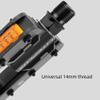 Bicycle Foldable Pedals with Aluminum, Universal 9/16 inch Non-Slip Cycling Pedals for Brompton fold Pedalfor dahon Road Bike MTB (Black) view 2