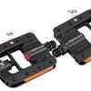 Bicycle Foldable Pedals with Aluminum, Universal 9/16 inch Non-Slip Cycling Pedals for Brompton fold Pedalfor dahon Road Bike MTB (Black) view 4