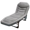 YVYKFZD Portable Camping Cots, Camping Bed for Adults, 6-Position Folding Sleeping Cots with Mattress, for Camping Tent Office Outdoor Travel, Supports 264 lbs (Size : Technology Cloth Gray) view 1
