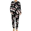 Welding It's Like Sewing with Fire Men's Pajamas Set Long Sleeve Sleepwear Soft 2 Piece Loung Set Pjs with Pockets XL view 1