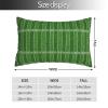 Augenstern Zippered Bed Pillow Protector American-Football-Field Decorative Throw Pillow Cover Pillowcase Encasement 16"X24" view 2