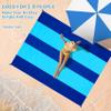 BYDOLL Beach Blanket Waterproof Sandproof 78''110'' Suits1-7 Adults Compact Lightweight Oversized Sand-Free Blanket Large Picnic Mat for Beach Travel Camping Hiking view 3