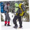 BESPORTBLE 2pairs Snow Gaiters for Hiking and Outdoor Activities Leg Covers for Climbing and Mountaineering Breathable Material Black view 4