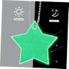 BESPORTBLE 104pcs Keychain Reflective Safety Reflective Gear for Boys and Girls Necklace Star Shape Reflector Charms for Backpacks Keys view 2