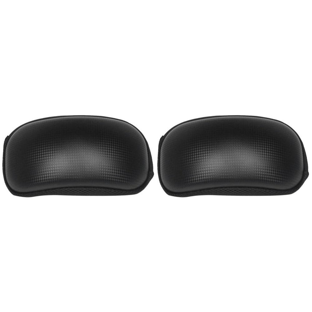 BESPORTBLE 2pcs Ski Case Portable Eyewear Box with Zipper Storage Container for Snow and Glasses Lightweight and Impact-resistant Design for Sports and Travel