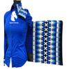 EQUINE OVERSEAS Western Showmanship Horsemanship Pleasure Show Shirt and Matching Show pad - Royal Blue (US, Alpha, Small, Regular, Regular, Polyester - Lycra) view 1