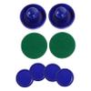 BRIGHTFUFU 1 Set Ball Header Blue air Hockey Pucks air Hockey Replacement Accessories Table Paddles Hockey Goal Handles Paddles Equipment Plastic Putter Suite view 1