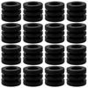 Kisangel 16pcs Rubber Foosball Bumpers, Foosball Table Bushings Replacement, Football Gasket Table for Washer Pads view 1