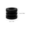 Kisangel 16pcs Rubber Foosball Bumpers, Foosball Table Bushings Replacement, Football Gasket Table for Washer Pads view 2