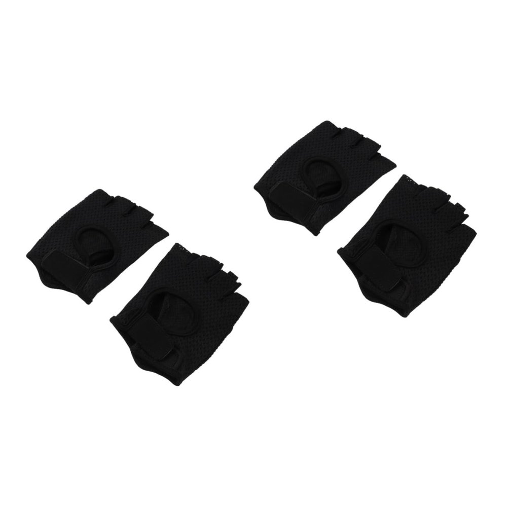 BESPORTBLE 2pairs Workout Gloves for Women Gym Half-Finger Sports Gloves Warm Padded Palm