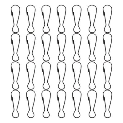 100pcs Metal Snap Carabiner Hooks Flag Snap Clips for Keychains Crafts and Outdoor Use Water-Resistant Lightweight Buckles for Camping and Hiking Accessories