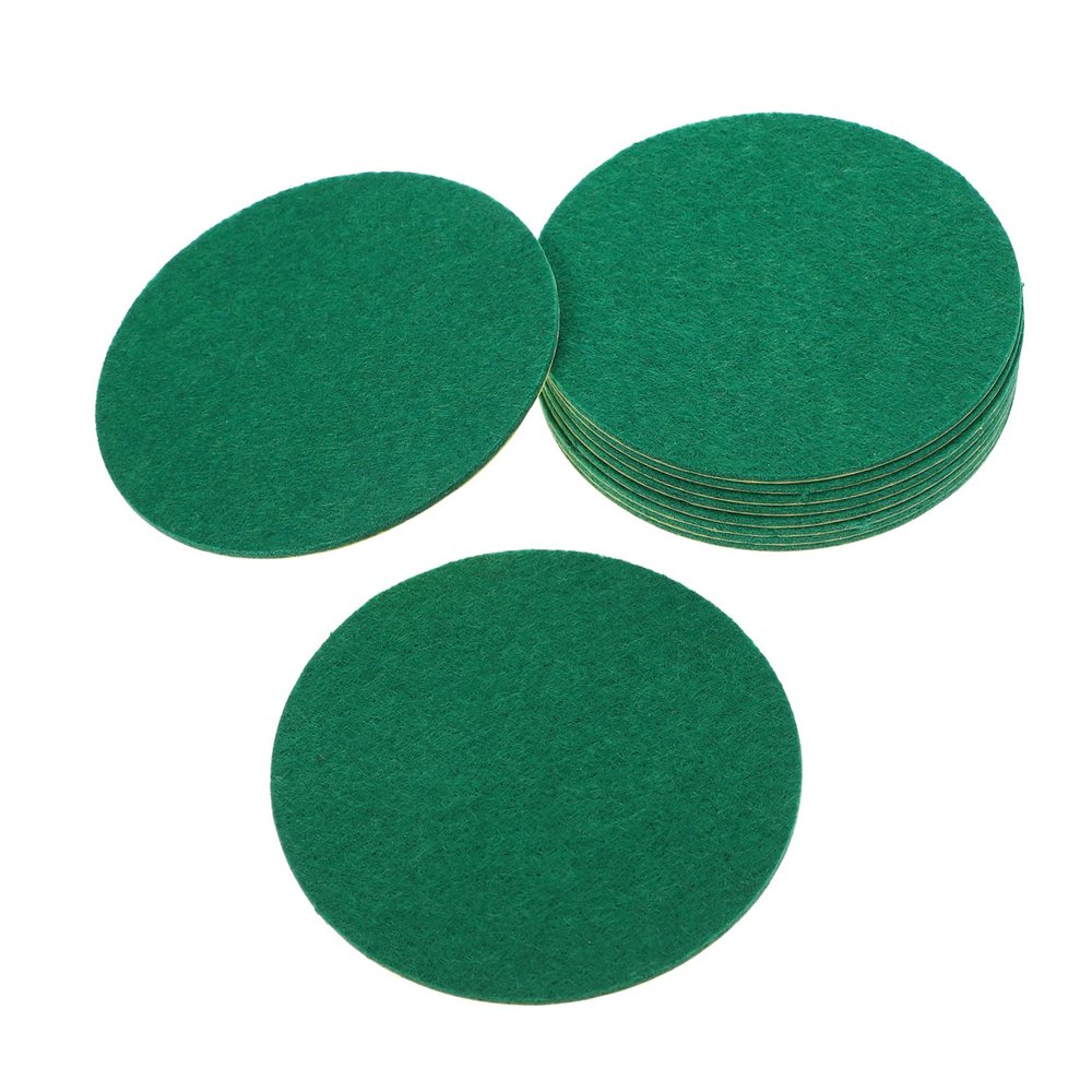 BESPORTBLE 10pcs Air Hockey Pusher Pad Replacement Medium Felt Mats for Air Hockey Tables for Enhanced