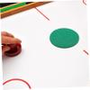 BESPORTBLE 10pcs Air Hockey Pusher Pad Replacement Medium Felt Mats for Air Hockey Tables for Enhanced view 3