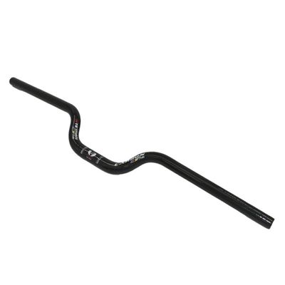 DELVOYE Rise 70mm Mountain Road Bike Handlebar 25.4/31.8mm MTB Carbon Fiber Riser Bar U-Shape 600-700mm Cycling Racing XC DH Bicycle Handlebars (Color : 25.4mm, Size : 700mm)