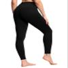 THE GYM PEOPLE Women's High Waist Workout Legging Soft Tummy Control Squat Proof Yoga Running Pants Black view 2