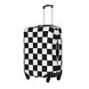 EdNeY Checkered White Black Racing Flag Travel Luggage Cover Elastic Anti-scratch Suitcase Cover Protector Spandex Stretch Luggage Baggage Covers Fits 29-32 Inch Luggage,XL view 2