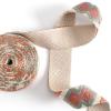 Heavy Cotton Webbing 1.5 Inch 2 Inch Webbing Strap for Bag Straps, Outdoors Indoors Arts and Crafts, High Density Webbing with Jacquard Embroidery Pattern - Color 1-1.5" 5 Yards view 4