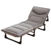 YVYKFZD Portable Camping Cots, 4-Position Camping Bed for Adults, Folding Sleeping Cots with Mattress, for Camping Tent Outdoor Travel, Supports 330 lbs (Size : 190x70x30cm B) view 1