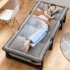 YVYKFZD Portable Camping Cots, 4-Position Camping Bed for Adults, Folding Sleeping Cots with Mattress, for Camping Tent Outdoor Travel, Supports 330 lbs (Size : 190x70x30cm B) view 2