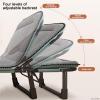 YVYKFZD Portable Camping Cots, 4-Position Camping Bed for Adults, Folding Sleeping Cots with Mattress, for Camping Tent Outdoor Travel, Supports 330 lbs (Size : 190x70x30cm B) view 4