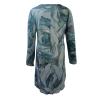 Women Fall Long Sleeve Dress Bohemian Floral Print Shift Dress with Pocket Casual Round Neck Loose Ethnic Flowy Swing Midi Tshirt Dress Plus Size view 4