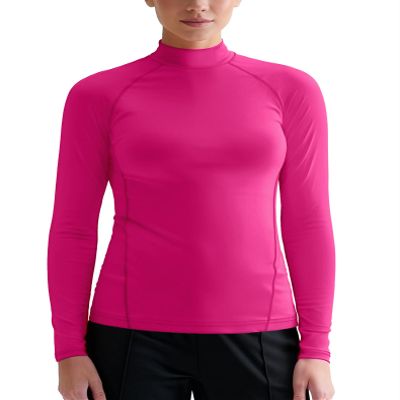 Zengjo Thermal Running Shirt Women(Hot Pink,XS)